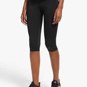 Adidas Women Black Active Capri Pant Size …
